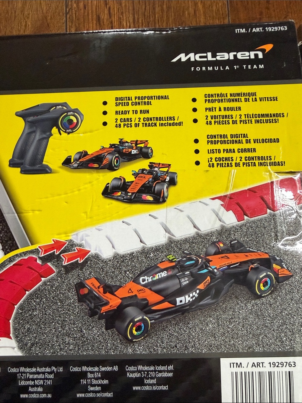 Maisto Tech McLaren Formula Racing RC Car - Orange and Black